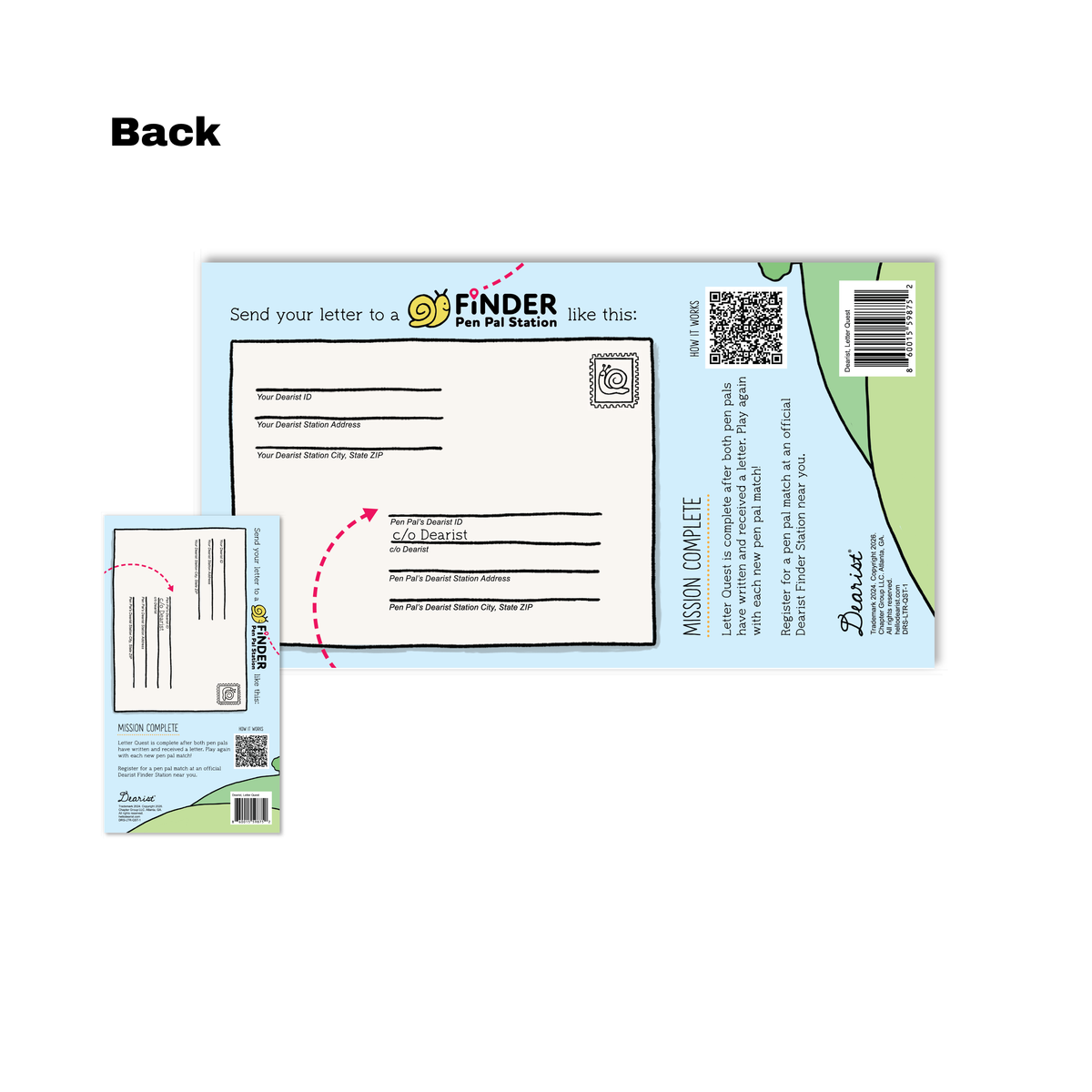 Letter Quest, The Pen Pal Game (Ages 8-13)