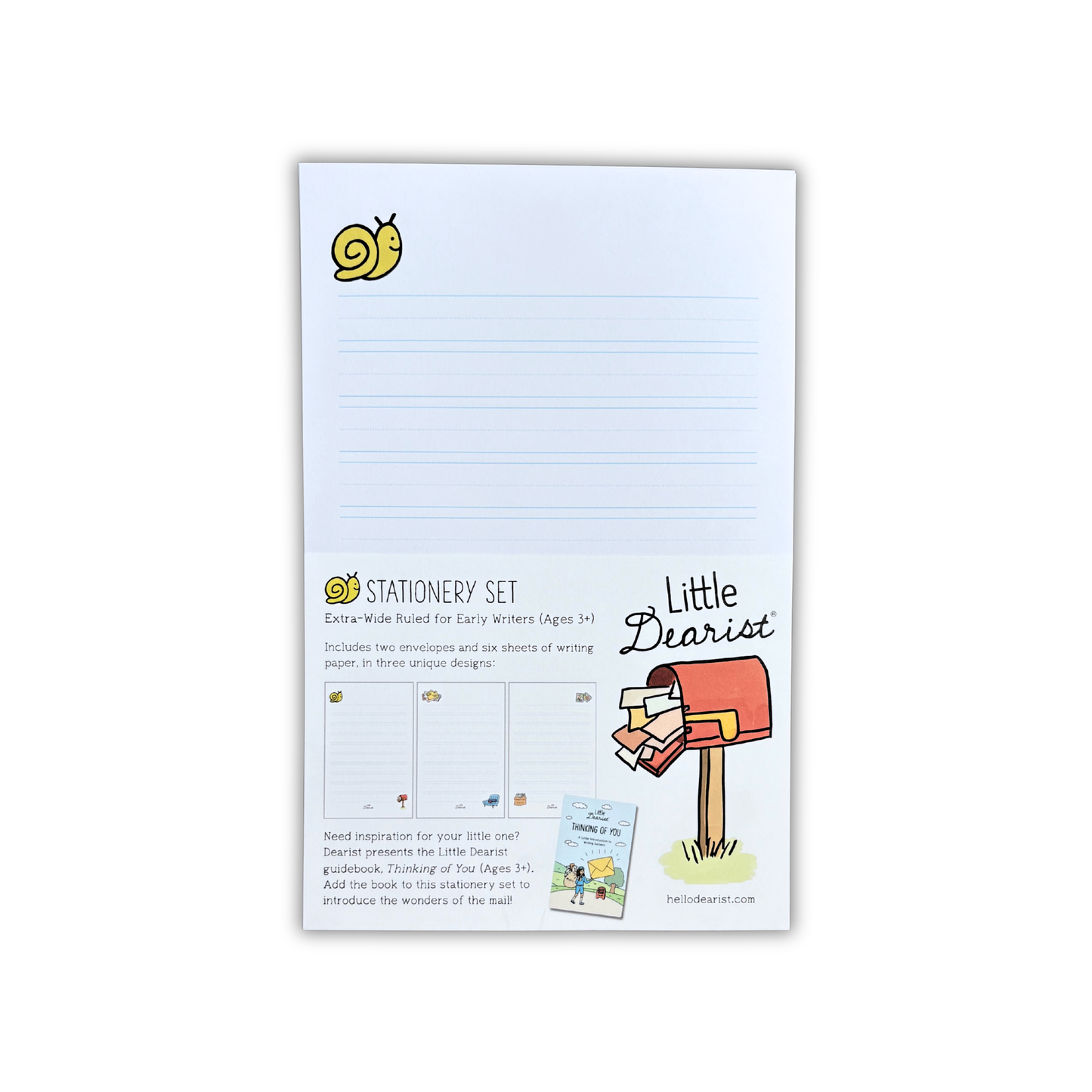 Little Dearist Stationery Set (Extra-Wide Ruled)